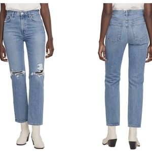 Agolde Wilder ripped straight leg jeans sz 26